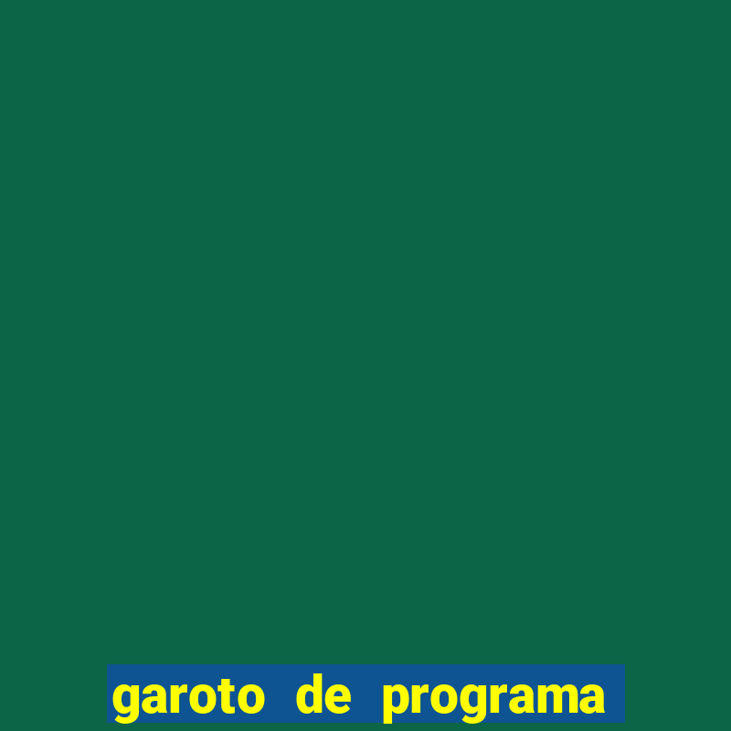 garoto de programa no rio