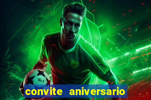 convite aniversario infantil futebol