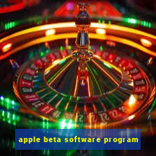 apple beta software program