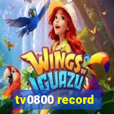 tv0800 record