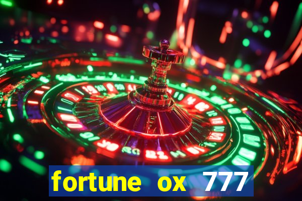 fortune ox 777 fortuna 77